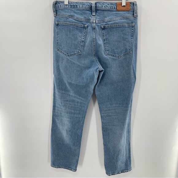 J. Crew Slim Boyfriend Jeans Medium Light Wash Ankle Cropped Boho Preppy Size 29 - Picture 9 of 15